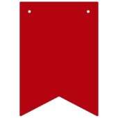 Frohe Weihnachten Rot Grün Golden Text Typografie Wimpelkette (Erste Fahne)