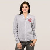 Frohe Weihnachten rot Hoodie (Vorne ganz)