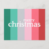 Frohe Weihnachten rot und grün (Vorderseite)