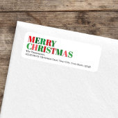 Frohe Weihnachten Rot und Grün Custom