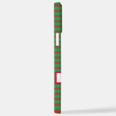 Frohe Weihnachten rot und grün Fall iPhone Hülle (Rechte Seite)
