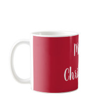 Frohe Weihnachten Rot & Weiße Typografie Festival