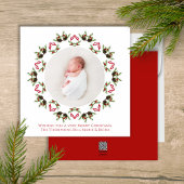 Frohe Weihnachten Rote Calligraphie Ein Foto