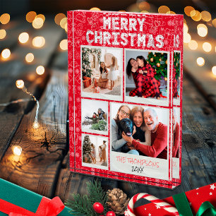 Frohe Weihnachten Rote Doodles 5 Foto Familie Weih