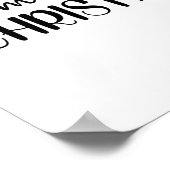 Frohe Weihnachten Rote Grüne Karierte Bäume Poster (Ecke)