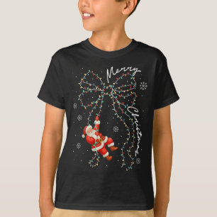 Frohe Weihnachten Rote Santa-Mütze Rentier Weihnac T-Shirt