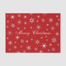 Frohe Weihnachten Rote Schneeflocken