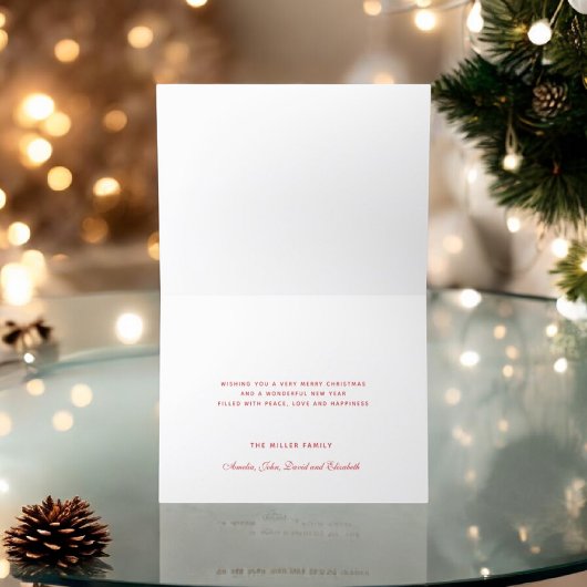 Frohe Weihnachten Rote Typografie