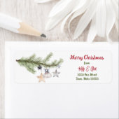 Frohe Weihnachten Rote Typografie Niedlich Lässig (Insitu)