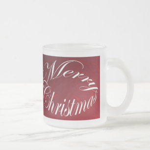 Frohe Weihnachten Roter Feiertag Glas Tasse Set