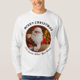 Frohe Weihnachten Roter Weihnachtsmann Weihnachtsb T-Shirt