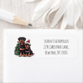 Frohe Weihnachten Rottweiler Dog Weihnachtsbaum (Insitu)