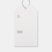 Frohe Weihnachten Rottweiler Dog Weihnachtsbaum Geschenkanhänger (Rückseite)