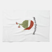 Frohe Weihnachten! Running Artichoke Handtuch (Horizontal)