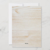 Frohe Weihnachten Rustic Antlers Foto String Light (Rückseite)