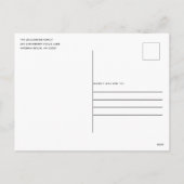 Frohe Weihnachten Rustic Holiday Wreath Kraft Card (Rückseite)