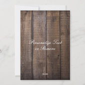 Frohe Weihnachten Rustikale Niedliche goldene Rahm (Rückseite)