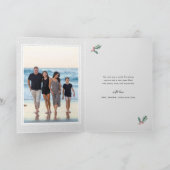 Frohe Weihnachten Rustikale Red Truck Urlaubskarte (Innenseite)