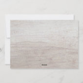 Frohe Weihnachten Rustikale Rose Gold Script Foto (Rückseite)