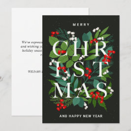 Frohe Weihnachten Rustikale Unternehmensgrüße