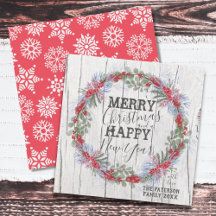 Frohe Weihnachten Rustikales Bauernhaus Wreath Hol