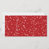 Frohe Weihnachten Rustikales Chalkboard Mistletoes (Rückseite)