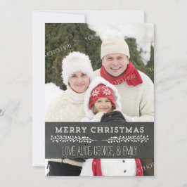 Frohe Weihnachten Rustikales Chalkboard Vintages F