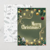 Frohe Weihnachten Sage Postkarte (Vorne/Hinten)