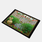 Frohe Weihnachten Saint Augustine Lightner Museum Fußmatte (Schrägansicht)