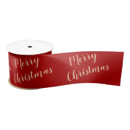 Frohe Weihnachten Saison Gruß Custom Text Satinband