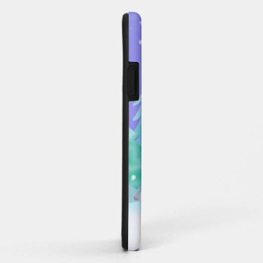 Frohe Weihnachten Samoyed mit Elf-Headband Case-Mate iPhone Hülle (Hinten/Rechts)