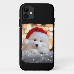 Frohe Weihnachten Samoyed Welpe Hund mit Weihnacht Case-Mate iPhone Hülle