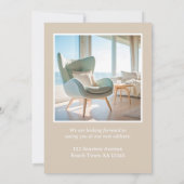 Frohe Weihnachten Sandcastle Beach New Zuhause Fot (Rückseite)