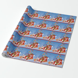 Frohe Weihnachten Sankt Geschenkpapier