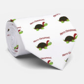 Frohe Weihnachten! Sankt-Schildkröte Krawatte (Gerollt)