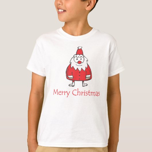 Frohe Weihnachten Sankt T-Shirt (Vorderseite)