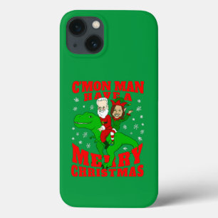 Frohe Weihnachten Santa biden kamala harris dinosa Case-Mate iPhone Hülle