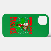 Frohe Weihnachten Santa biden kamala harris dinosa Case-Mate iPhone Hülle (Rückseite (Horizontal))