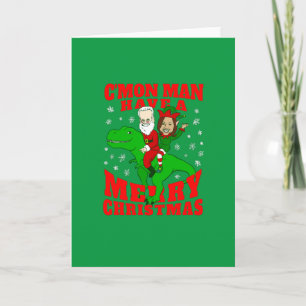 frohe weihnachten santa biden kamala harris dinosa einladung