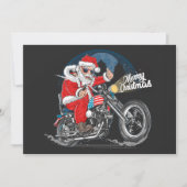 Frohe Weihnachten Santa Biker (Vorderseite)