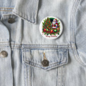 Frohe Weihnachten Santa Button (Beispiel)