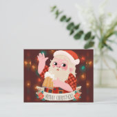 Frohe Weihnachten Santa Claus (Stehend Vorderseite)