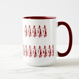 Frohe Weihnachten Santa Claus Schrift Tasse