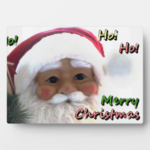 Frohe Weihnachten Santa Clause Fotoplatte