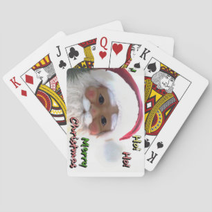 Frohe Weihnachten Santa Clause Spielkarten
