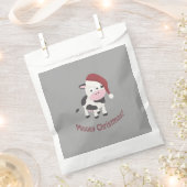 Frohe Weihnachten! Santa Cow Geschenktütchen (Ausgeschnitten)