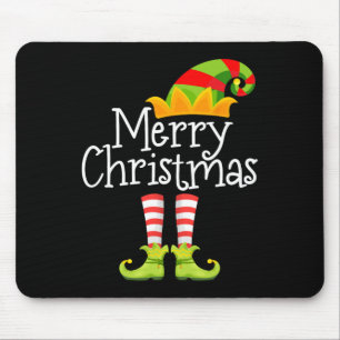 Frohe Weihnachten Santa Elf Squad Reindeer Funny X Mousepad