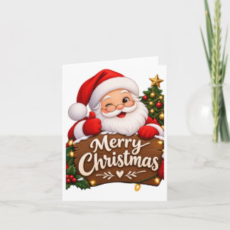 Frohe Weihnachten Santa Feiertags-Geschenkkarte De