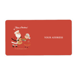 Frohe Weihnachten Santa Frau Claus