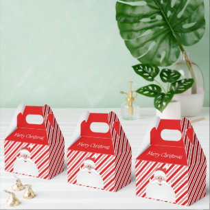Frohe Weihnachten Santa Gable Gefallen Box Geschenkschachtel